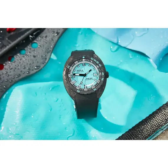 Pánské hodinky Doxa SUB 300 Carbon Aquamarine 822.70.241.20, Verze: zelená , 4 image