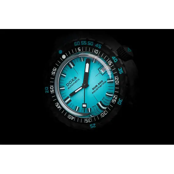 Pánské hodinky Doxa SUB 300 Carbon Aquamarine 822.70.241.20, Verze: zelená , 10 image