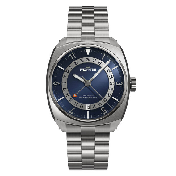 Pánské hodinky Fortis Vagabond V-40 F6660002, Verze: modrá 