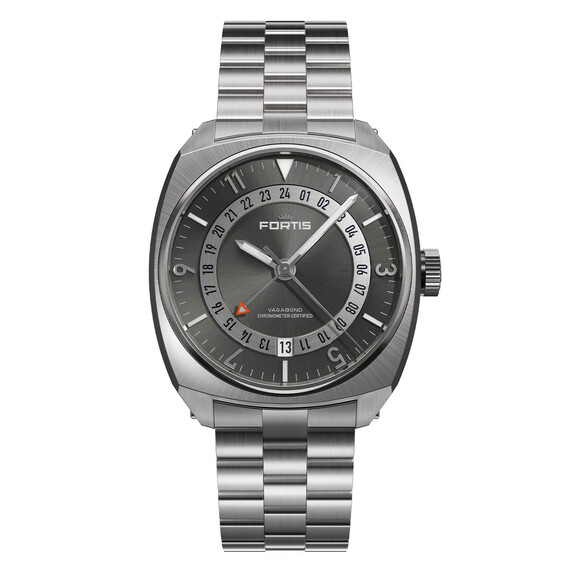 Pánské hodinky Fortis Vagabond V-40 F6660004, Verze: šedá 