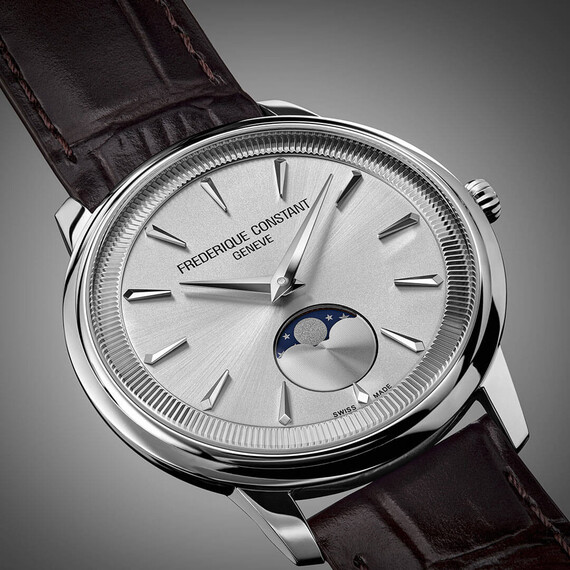 Hodinky Frederique Constant Classics Moneta Moonphase FC-206S3S6, Verze: stříbrná , 7 image