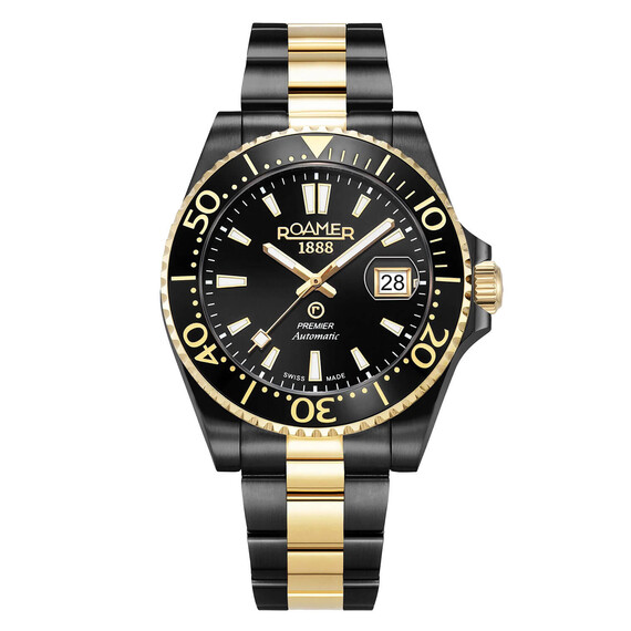 Pánské hodinky Roamer Premier 986983 45 85 20, Verze: černá 