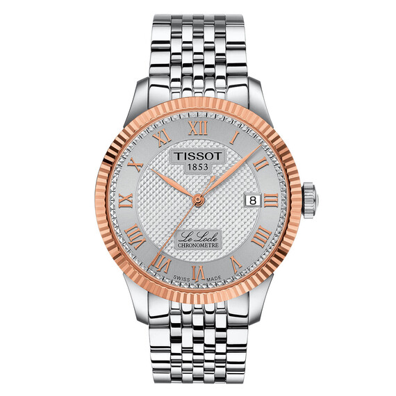 Pánské hodinky Tissot Le Locle Automatique Gent COSC 18K Gold T932.408.41.033.00, Verze: růžové zlato 