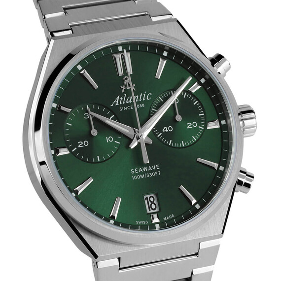 Pánské hodinky Atlantic Seawave Chronograph 58466.41.71, Verze: zelená , 4 image