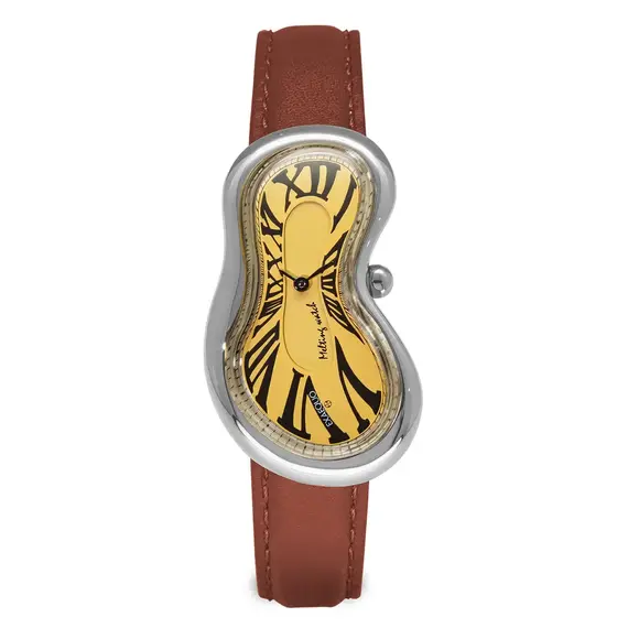 Pánské hodinky Exaequo Melting Watch Silver Yellow EX0001.0003, Verze: žlutá 