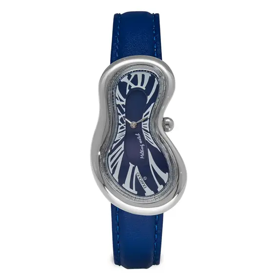 Pánské hodinky Exaequo Melting Watch Silver Blue EX0001.0004, Verze: modrá 