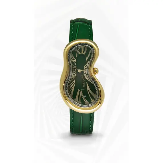 Pánské hodinky Exaequo Melting Watch PVD Gold Green EX0002.0005, Verze: zelená , 2 image