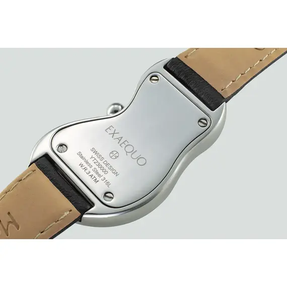 Pánské hodinky Exaequo Melting Watch Silver Black EX0001.0001, Verze: černá , 4 image