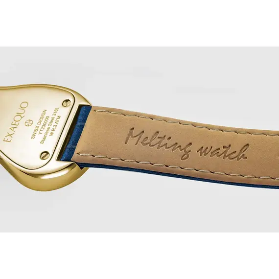 Pánské hodinky Exaequo Melting Watch PVD Gold Blue EX0002.0004, Verze: modrá , 5 image