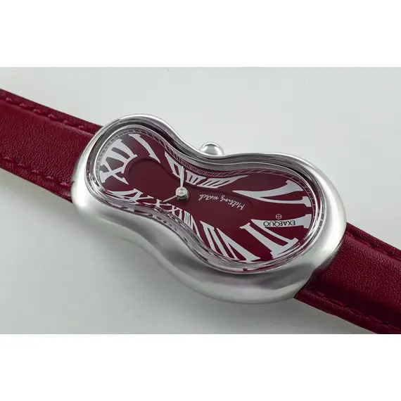 Pánské hodinky Exaequo Melting Watch Italian Burgundy EX0001.0006, Verze: červená , 4 image