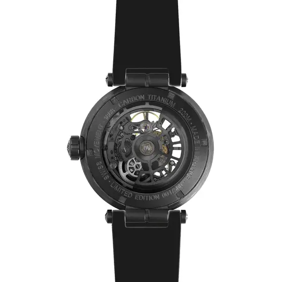 Pánské hodinky Herbelin Newport Carbon Titanium Automatic Skeleton 1888SQCTN14CA, Verze: černá2 , 2 image