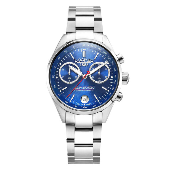 Pánské hodinky Roamer Gran Sportivo Limited Edition 978818 41 45 20, Verze: modrá 