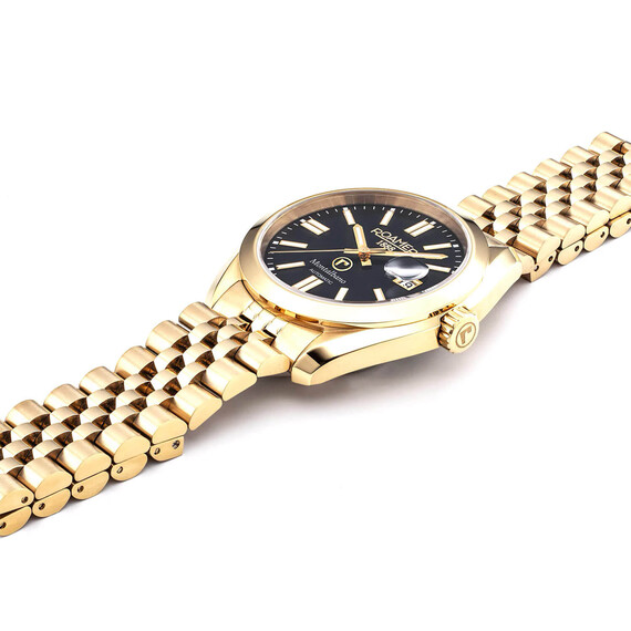 Pánské hodinky Roamer Montalbano Gents 996983 46 85 20, Verze: žluté zlato , 3 image