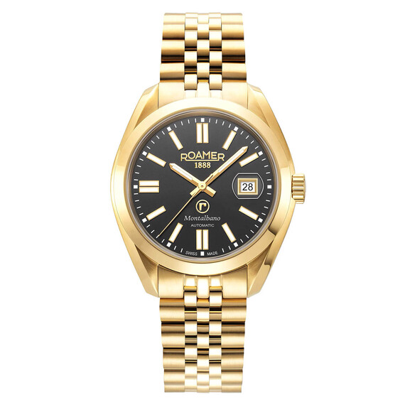 Pánské hodinky Roamer Montalbano Gents 996983 46 85 20, Verze: žluté zlato 