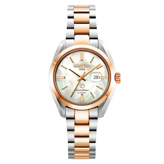 Dámské hodinky Roamer Montalbano Ladies 996990 49 20 20, Verze: růžové zlato 