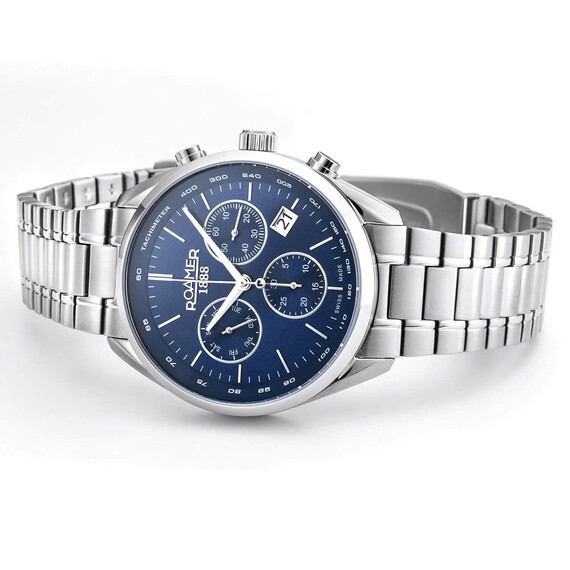 Pánské hodinky Roamer Pro Chrono 993819 41 45 20, Verze: modrá , 3 image