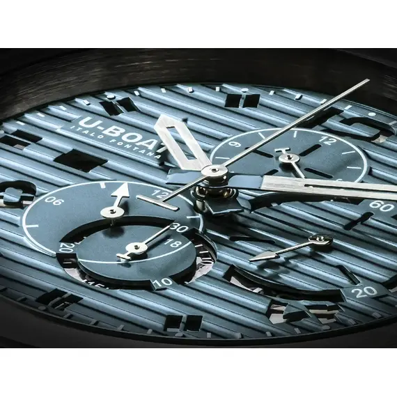 Pánské hodinky U-BOAT Chimera 46MM Chrono SS Blu Limited Edition 9589, Verze: modrá , 4 image