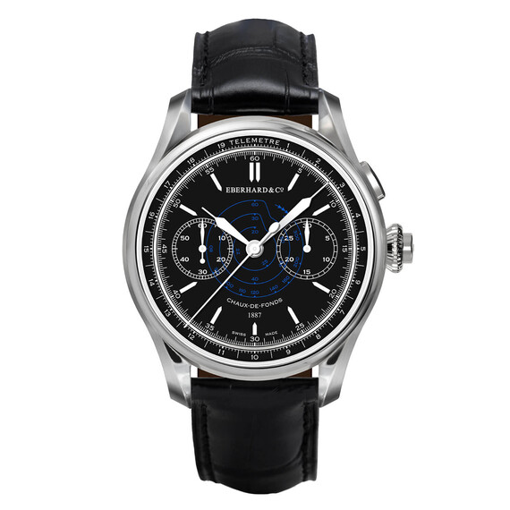 Pánské hodinky Eberhard Chronographe 1887 Limited Edition 31081.02 CP, Verze: černá 
