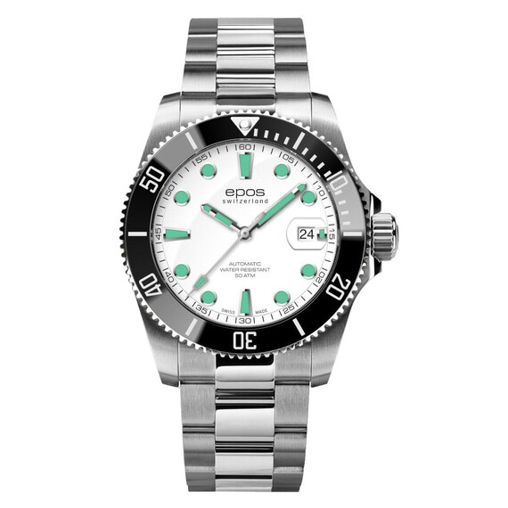 Pánské hodinky Epos Sportive Diver 3504.131.20.10.30, Verze: stříbrná 