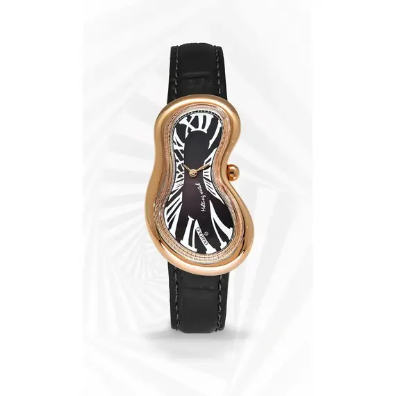 Pánské hodinky Exaequo Melting Watch PVD Rose Gold Black EX0003.0001, Verze: černá , 2 image