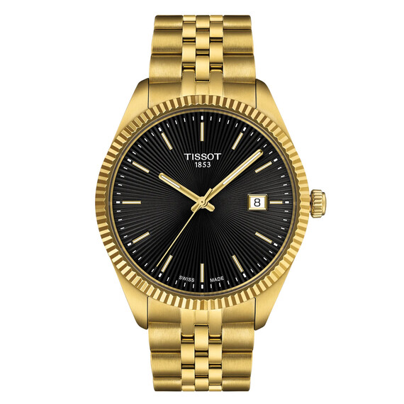 Pánské hodinky Tissot Ballade T156.410.33.051.00, Verze: žluté zlato 
