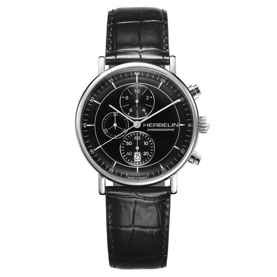 Pánské hodinky Herbelin Inspiration Chronographe 35647AP14, Verze: černá 
