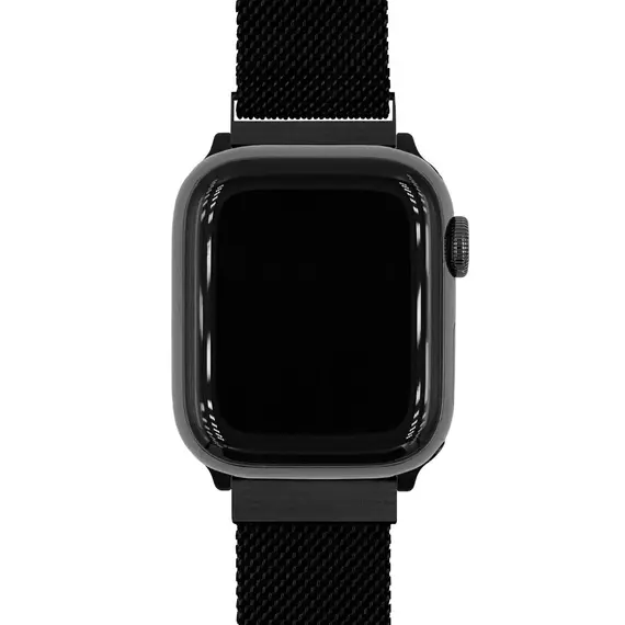 Náramek Hirsch Milanaise černý 20, Verze: černá, Šířka řemínku: 20 , 5 image