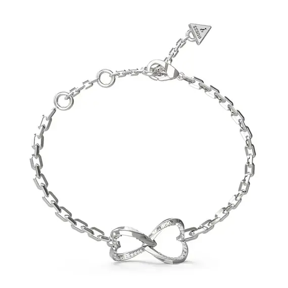 Náramek Guess Mon Amour JUBB04618JWRHS, Verze: stříbrná 