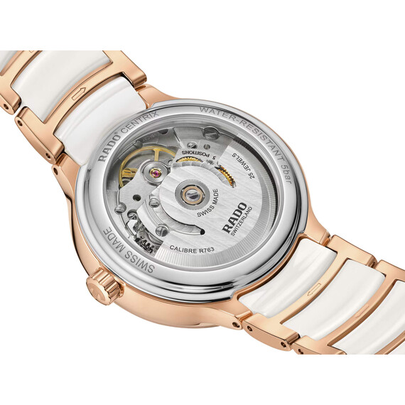 Dámské hodinky Rado Centrix Automatic Diamonds R30230902, Verze: bílá , 4 image