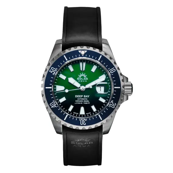 Pánské hodinky Solar Aqua Deep Bay Steel Green SA0030.0023, Verze: zelená 