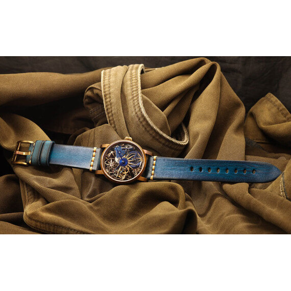 Pánské hodinky Schaumburg Unikatorium ArtiSculpt Vintage Hand Made SCH-ASVHM, Verze: žluté zlato2 , 2 image