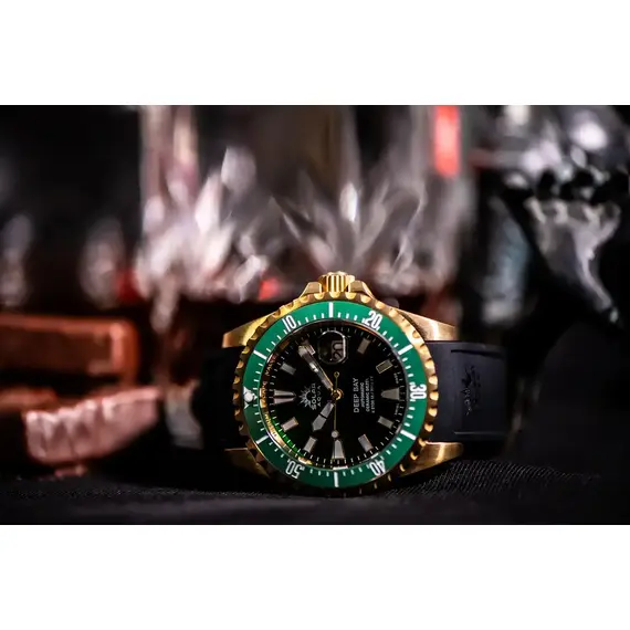 Pánské hodinky Solar Aqua Deep Bay Bronze Green SA0030.0005, Verze: hnědá3 , 13 image