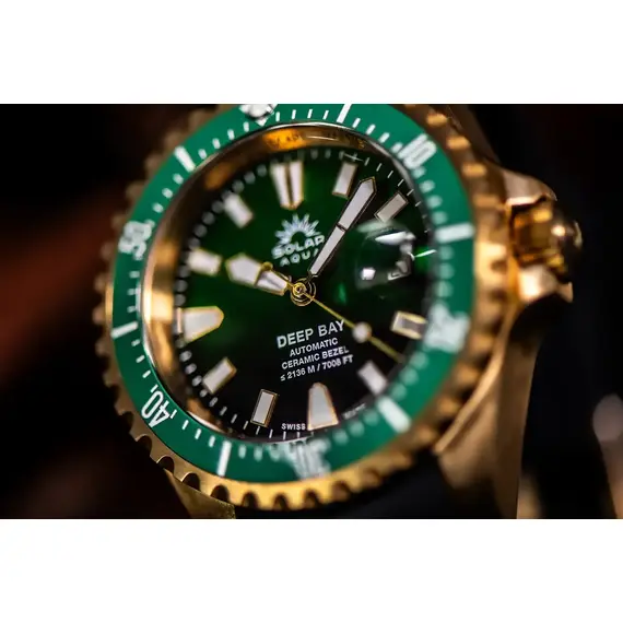 Pánské hodinky Solar Aqua Deep Bay Bronze Green SA0030.0005, Verze: hnědá3 , 9 image