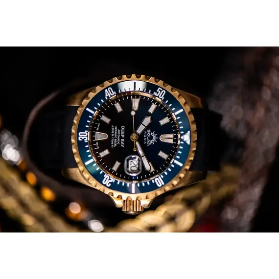 Pánské hodinky Solar Aqua Deep Bay Bronze Blue SA0030.0004, Verze: hnědá2 , 8 image