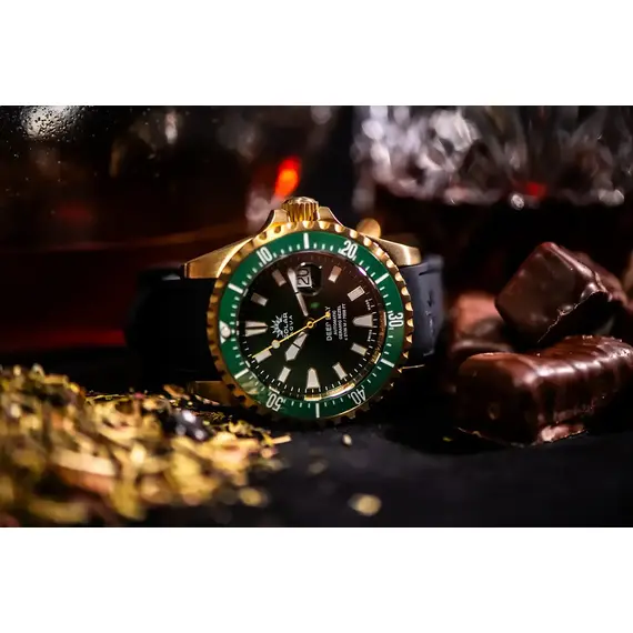 Pánské hodinky Solar Aqua Deep Bay Bronze Green SA0030.0005, Verze: hnědá3 , 11 image