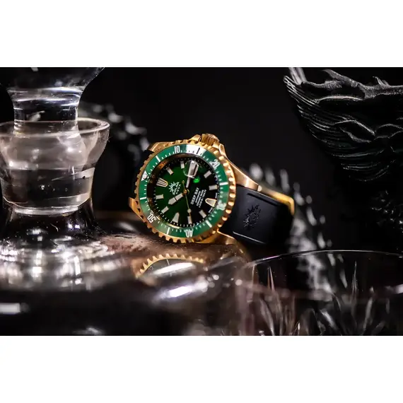 Pánské hodinky Solar Aqua Deep Bay Bronze Green SA0030.0005, Verze: hnědá3 , 5 image