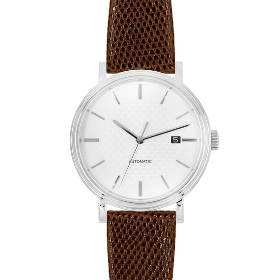 Řemínek Hirsch Lizard New hnědý 20 L - 120/80, Verze: hnědá, Šířka řemínku: 20, Šířka u spony: 16, Délka řemínku: L - 120/80 , 5 image