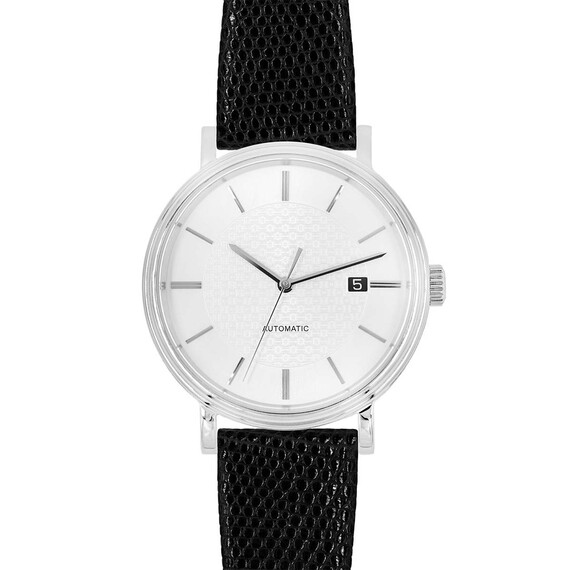 Řemínek Hirsch Lizard New černý 20 L - 120/80, Verze: černá, Šířka řemínku: 20, Šířka u spony: 16, Délka řemínku: L - 120/80 , 5 image