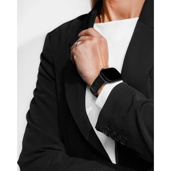 Řemínek Hirsch Lizard New černý 20 L - 120/80, Verze: černá, Šířka řemínku: 20, Šířka u spony: 16, Délka řemínku: L - 120/80 , 7 image