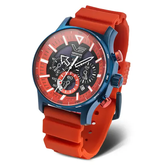 Pánské hodinky Vostok Europe Expedition North Pole Solar Power Chronograph Polar Sunrise VR42-595D734, Verze: hnědá , 2 image