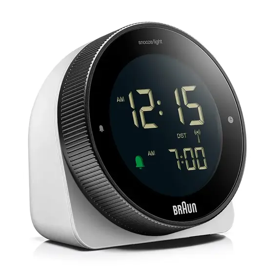 Budík Braun Radio Controlled BC24W-DCF, Verze: bílá 