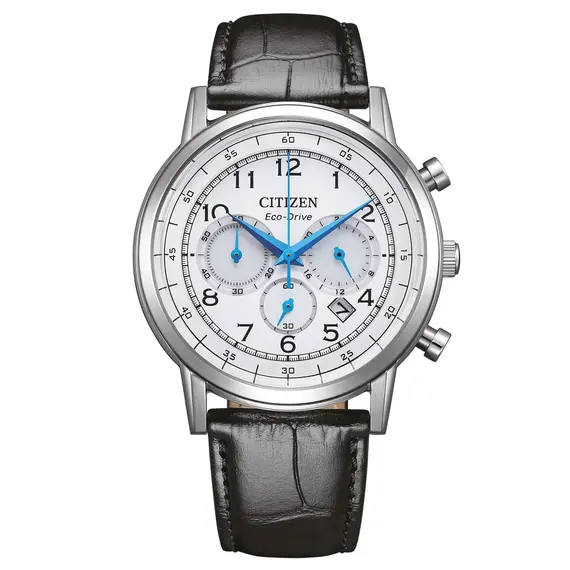 Pánské hodinky Citizen Classic Chrono CA4630-02A, Verze: bílá 