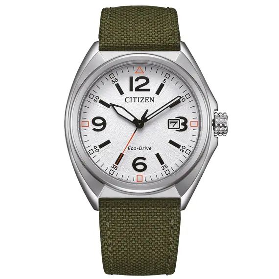 Pánské hodinky Citizen Military AW1571-09A, Verze: bílá 