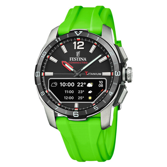 Pánské hodinky Festina Connected D F23000/B, Verze: zelená2 