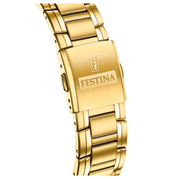 Pánské hodinky Festina Timeless Chronograph F20705/4, Verze: žluté zlato4 , 2 image