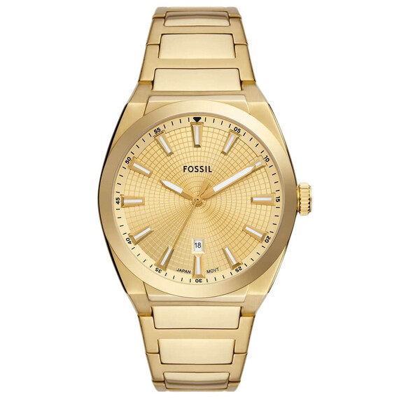 Pánské hodinky Fossil Everett FS5965, Verze: žluté zlato 
