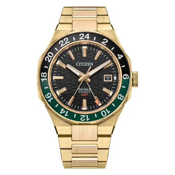 Pánské hodinky Citizen Series 8 880 GMT NB6033-51E, Verze: žluté zlato 