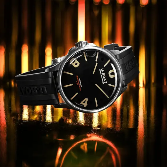 Hodinky U-BOAT Darkmoon Black SS 9018/B, Verze: černá2 , 4 image