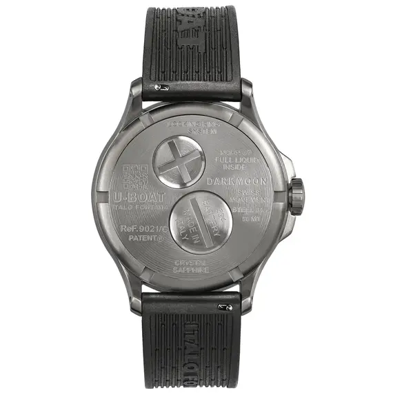 Hodinky U-BOAT Darkmoon Black SS 9018/B, Verze: černá2 , 2 image