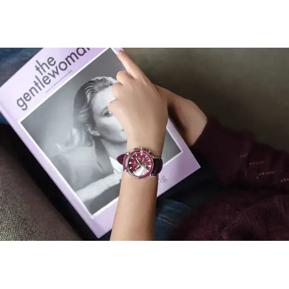 Dámské hodinky Vostok Europe Undine Cranberry VK68-515A774, Verze: vínová , 7 image